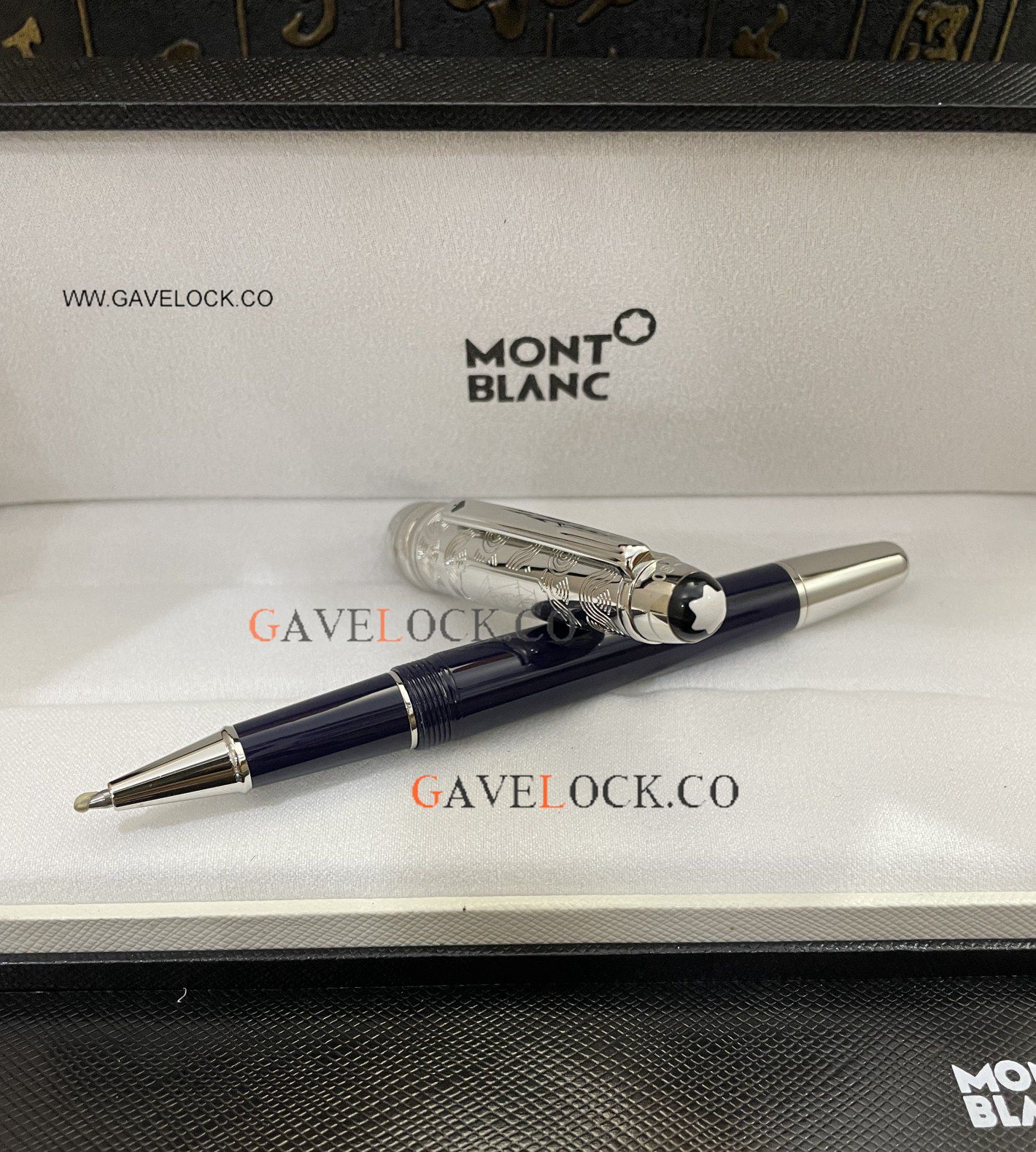 AAA Copy Montblanc Meisterstück 80 days Silver Cap Rollerball 145 Mid-size